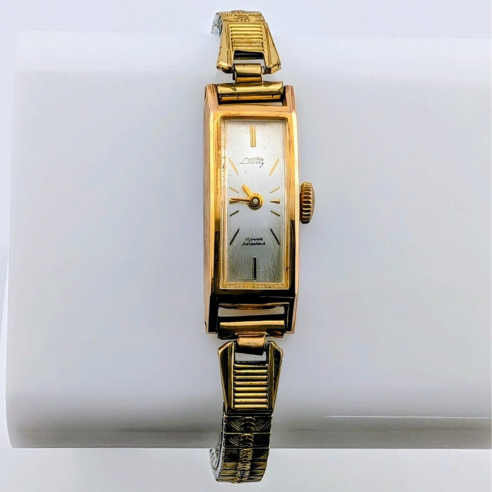1961 Citizen Dressy Parashock 17J Manual Wind Vintage Women's Watch Snake Band